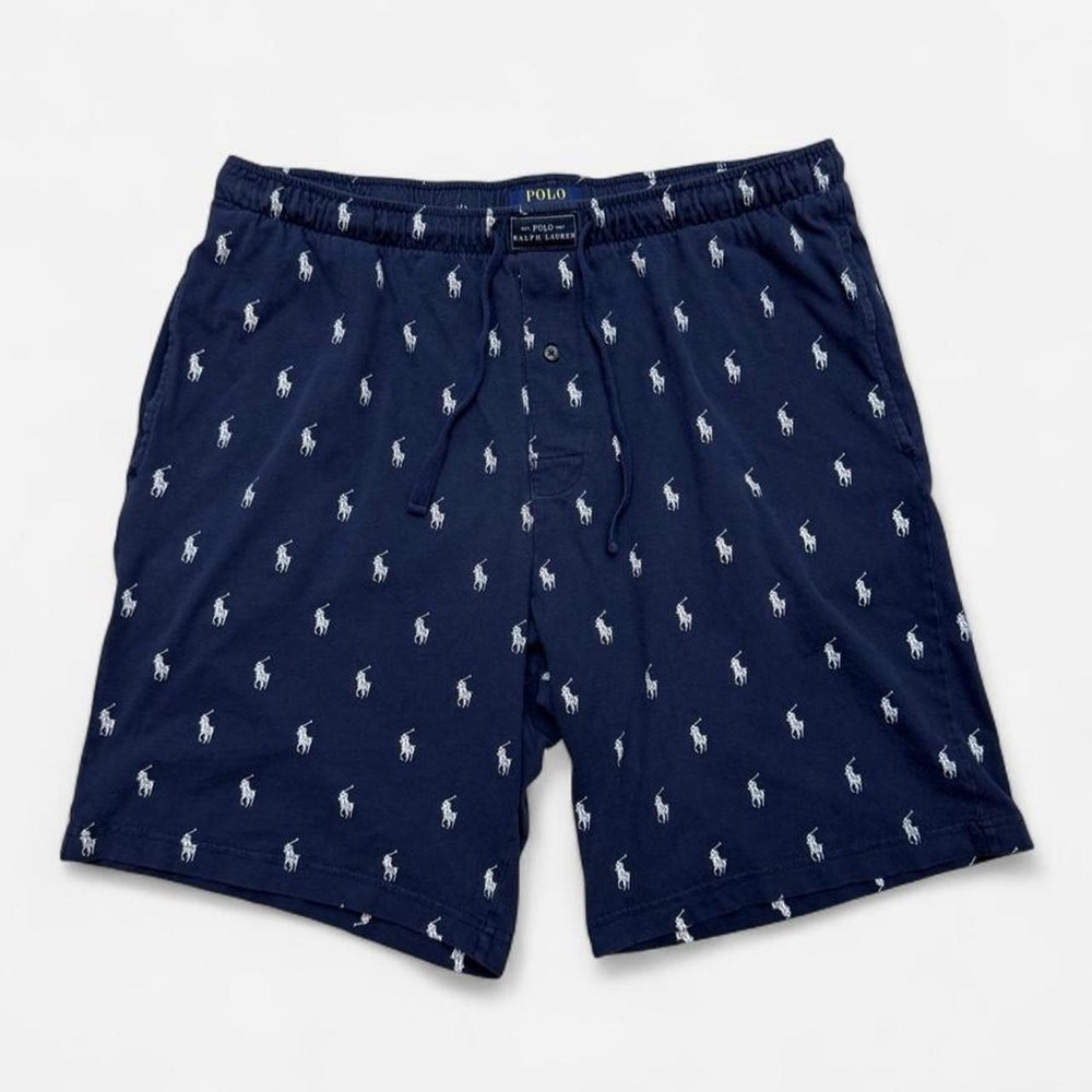 Polo Ralph Lauren Navy Blue Sleepwear Shorts loungewear Size Large